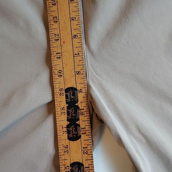 TALBOTS Tan Ankle Pants Twill Flat Front 10 - Picture 7 of 12